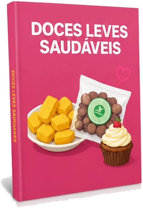 Capa do guia Doces Leves Saudáveis